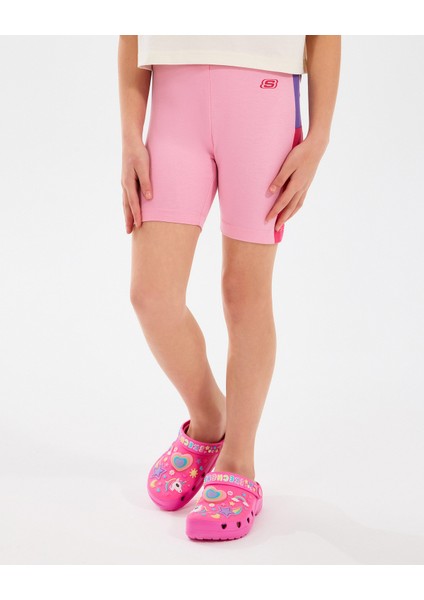 G Biker Legging Büyük Kız Çocuk Mor Tayt SK2510085-505