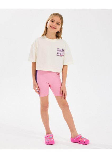 G Biker Legging Büyük Kız Çocuk Mor Tayt SK2510085-505 modelleri