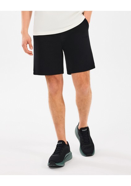 M Essential Sweatshort Erkek Siyah Şort S2510064-001