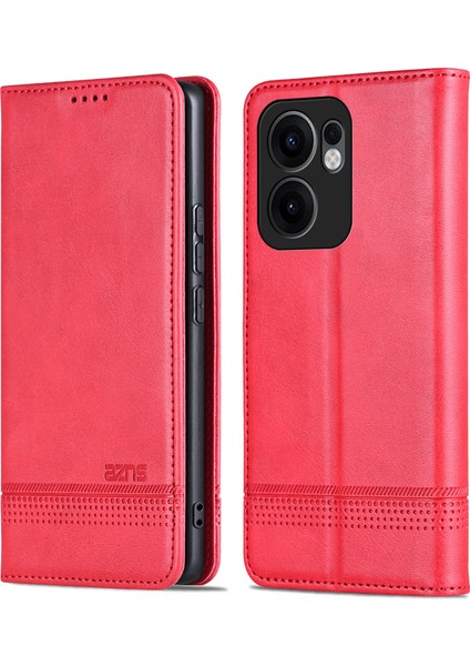 Oppo RENO13 F 5g Sığır Derisi Doku Pu Deri Cüzdan Telefon Kapağı (Yurt Dışından)