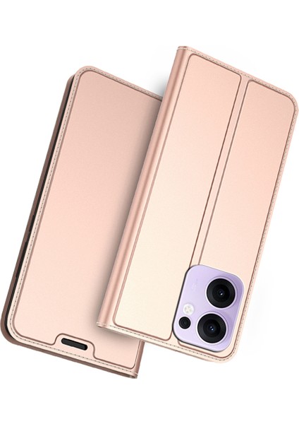Oppo RENO13 F 5g Kart Tutucu Standlı Pu Deri Telefon Kılıfı (Yurt Dışından)