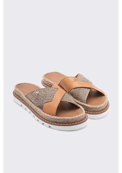 Jasmin Taba Deri Kadın Terlik fiyatları