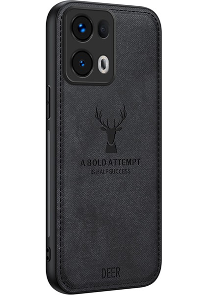 Oppo RENO13 Pro 5g Kumaş Dokusu Pu Deri Hibrit Telefon Kapağı (Yurt Dışından)