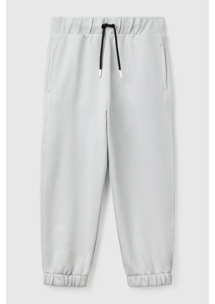 Pamuklu Regular Fit Normal Bel Lastikli Paça Eşofman Altı Erkek Çocuk Eşofman Altı 3J68CF05W