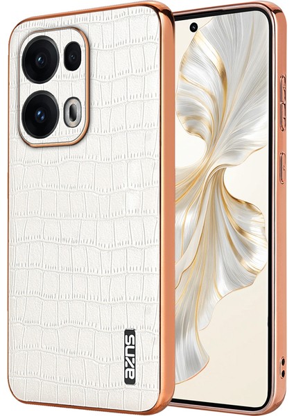 Oppo RENO13 Pro 5g Galvanik Timsah Dokusu Pu + Tpu Telefon Kapağı (Yurt Dışından)