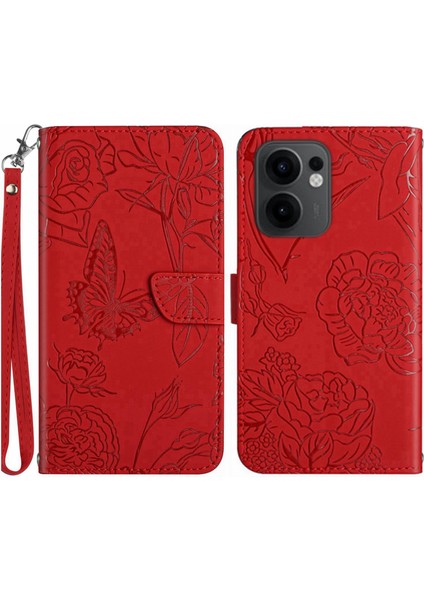 Oppo RENO13 F 4g / 5g Askılı Deri Telefon Kılıfı (Yurt Dışından)
