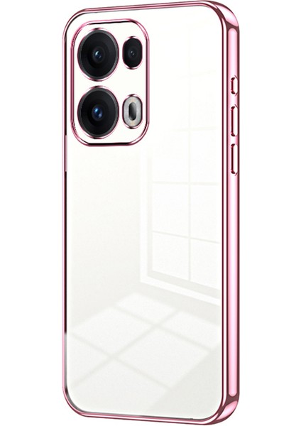 Oppo RENO13 Pro 5g Elektro Kaplama Çerçeve Yumuşak Tpu Telefon Kapağı (Yurt Dışından)