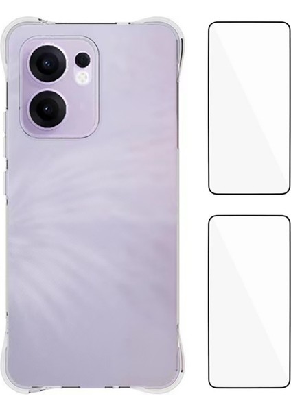 Oppo RENO13 F 5g Tpu Hassas Kesikler Telefon Kapağı 2 Adet Temperli Cam Filmler (Yurt Dışından)
