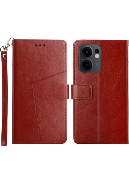 Oppo RENO13 F 5g / 4g Deri Telefon Kılıfı (Yurt Dışından)