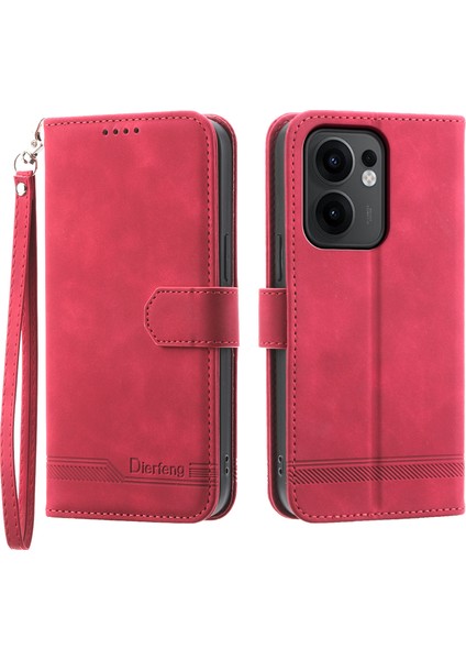 Oppo RENO13 F 5g Deri Cüzdan Telefon Kılıfı (Yurt Dışından)
