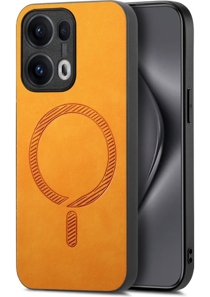 Oppo RENO13 Pro 5g Deri Dokunmatik Telefon Kılıfı Magsafe ile Uyumlu (Yurt Dışından)