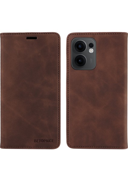 Oppo RENO13 F 5g Standlı Cüzdan Deri Telefon Kılıfı (Yurt Dışından)