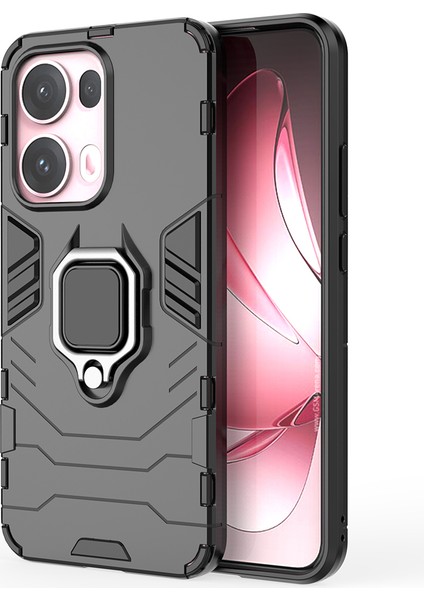 Oppo RENO13 Pro 5g Pc + Tpu Halka Kickstand ile Koruyucu Telefon Kapağı (Yurt Dışından)