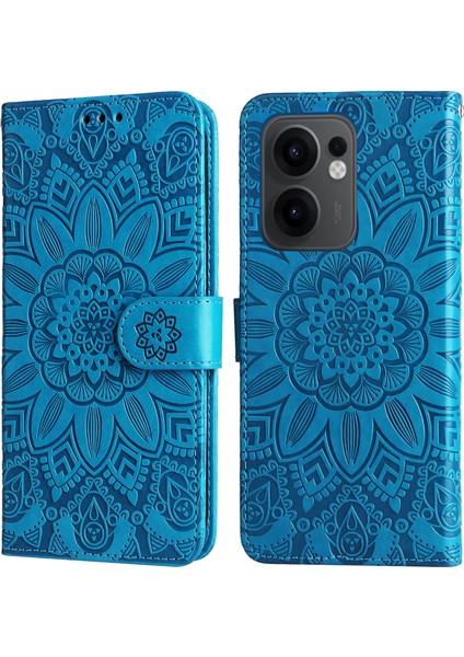 Oppo RENO13 F 5g Deri Cüzdan Telefon Kılıfı (Yurt Dışından)