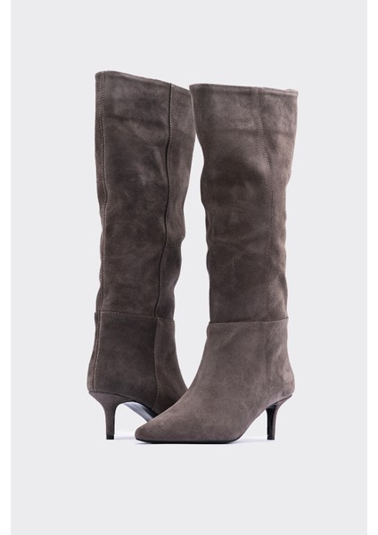 Darla Hakiki Süet Deri Vizon Çizme indirimleri