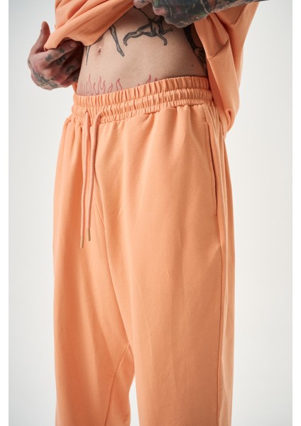 Erkek Basic Jogger Eşofman Altı Şeftali