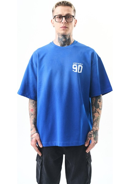 Erkek Ninety Baskılı Oversize T-Shirt Saks fiyatları