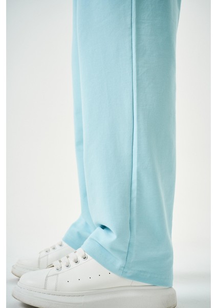 Erkek Basic Baggy Eşofman Altı Bebe Mavi