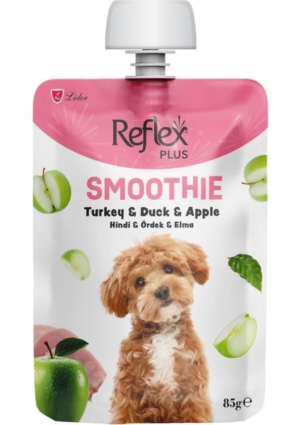Smoothie Hindili Ördekli ve Elmalı Likit Köpek Ödülü 85 gr