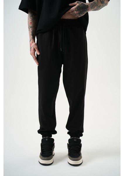 Erkek Basic Jogger Eşofman Altı Siyah