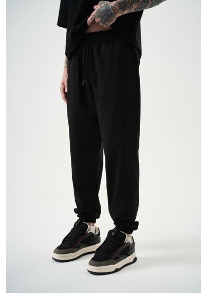 Erkek Basic Jogger Eşofman Altı Siyah