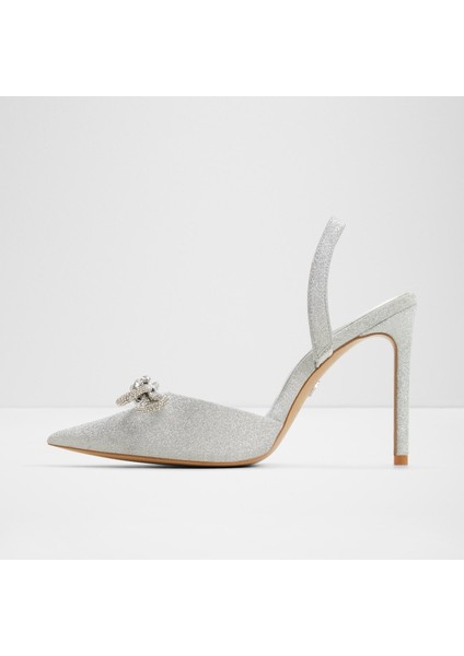Addıe Ayakkabı Orta Boy Topuklu - Gümüş modelleri
