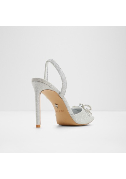 Addıe Ayakkabı Orta Boy Topuklu - Gümüş fiyatları