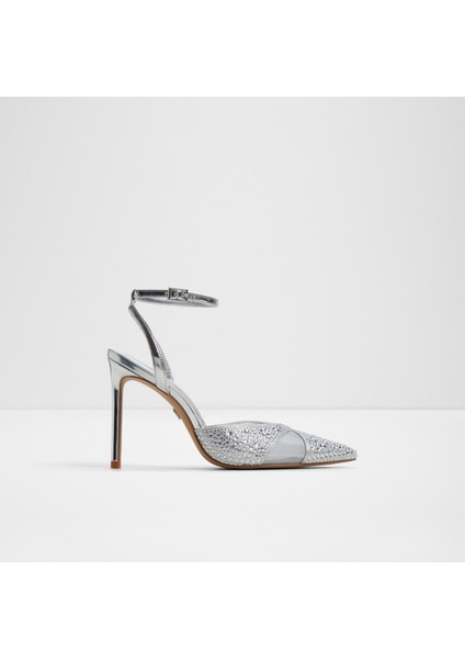 Dunmere Ayakkabı Orta Boy Topuklu - Gümüş