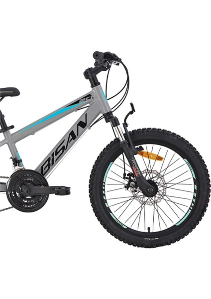 Cooper Çocuk Bisikleti 30 cm Md 24 Jant 21 Vites Açık Gri Siyah Mavi fiyatları