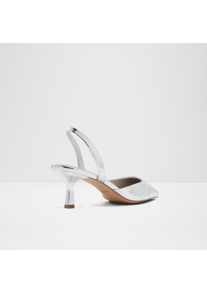 Gavedessı Ayakkabı Orta Boy Topuklu - Gümüş fiyatları