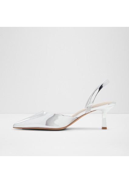 Gavedessı Ayakkabı Orta Boy Topuklu - Gümüş modelleri