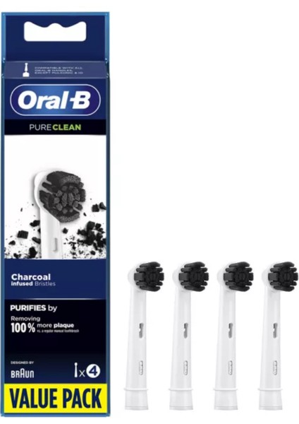 Kömür Fırça Başlıkları Oralb Elektrikli Diş Fırçası 4 Için Yedek Fırça Başlığı (Yurt Dışından)