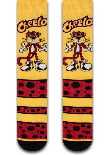Cheetos Renkli Kadın Çorap