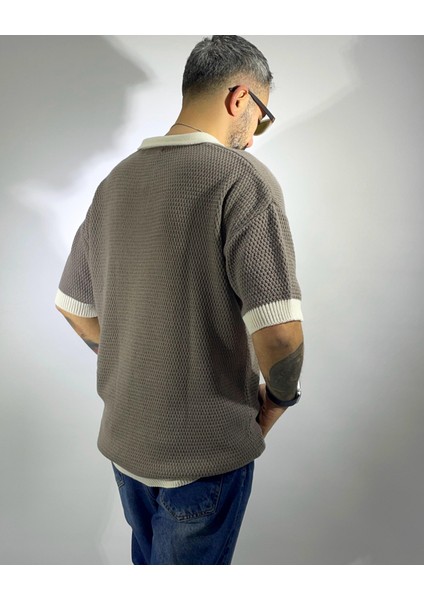 Örme Triko Polo Yaka T-Shirt