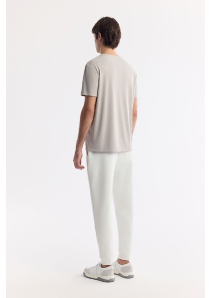 Erkek Vizon Bisiklet Yaka Baskılı Shoft Touch Flamlı T-Shirt A51Y1106 fırsatları