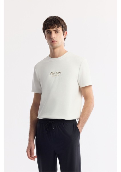 Erkek Siyah Beli Lastikli Bağcıklı Teknik Kumaş Regular Fit Eşofman Altı A51Y3413