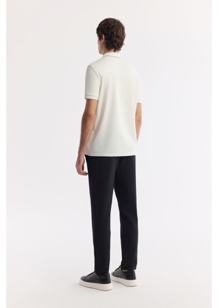 Erkek Ekru Polo Yaka Bi Stretch Baskılı Interlok T-shirt A51y1007 indirimleri