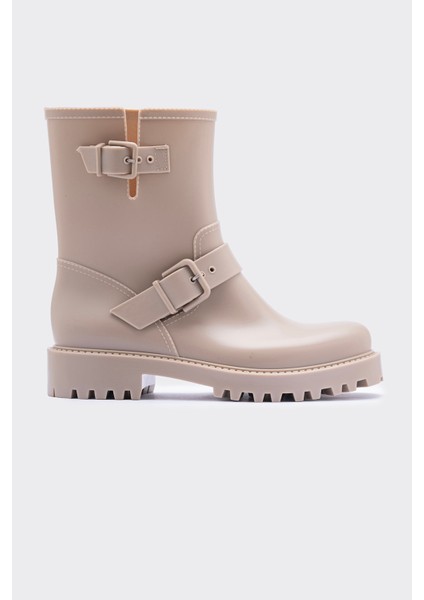 Winter Bej Kadın Yağmur Botu