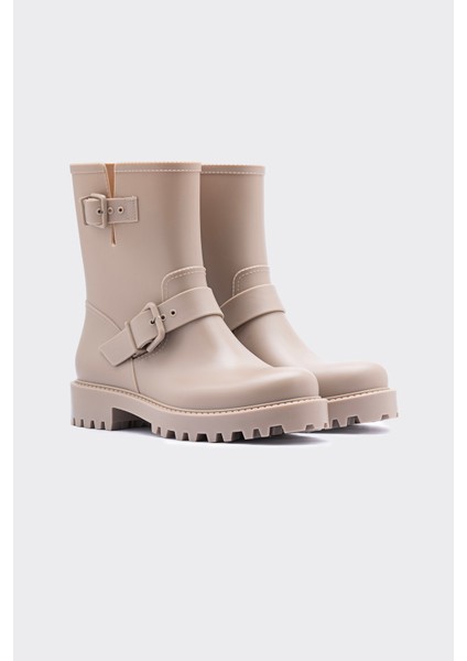 Winter Bej Kadın Yağmur Botu
