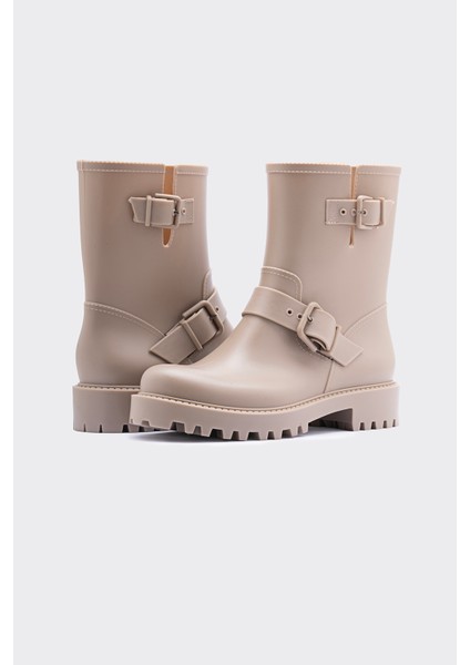 Winter Bej Kadın Yağmur Botu