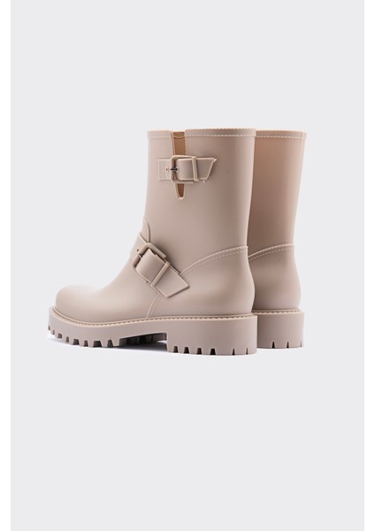 Winter Bej Kadın Yağmur Botu