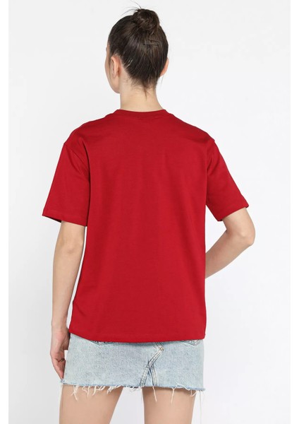 Bisiklet Yaka Kadın Basic Tişört modelleri