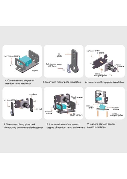 Raspberry Pi Akıllı Araba Robot Kamera Pan/tilt Iki Serbestlik Dereceli Servo (Yurt Dışından) fırsatları