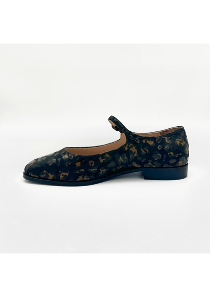 Deri Mary Jane Babet – Leopar Desenli, 2 Cm Topuk fiyatları