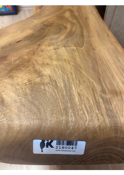 2180047 Ceviz El Yapımı Kütük Orta Sehpa 90 x 32, Yükseklik:47