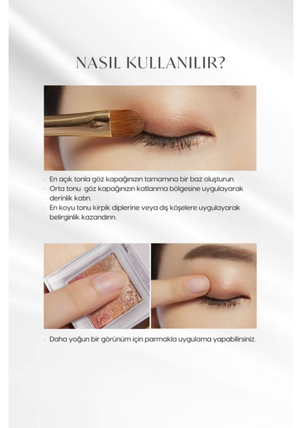 Yumuşak Dokulu, Dökülme Yapmayan 3 Renkli Göz Farı Triple Shadow (No.14 Dewy Apricot)