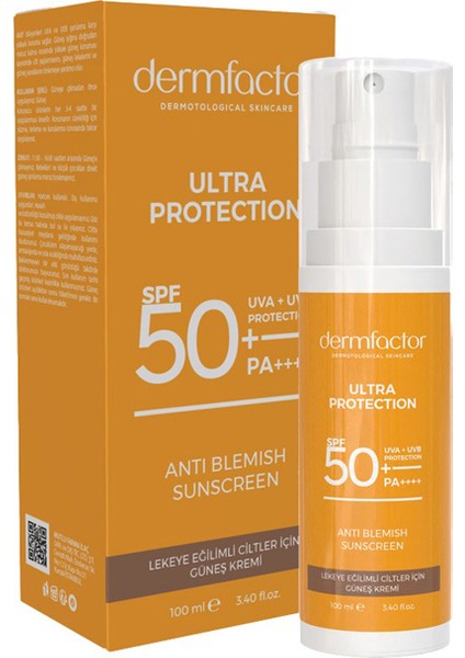 Leke Eğilimli Ciltler İçin Güneş Kremi 50SPF 100 ml