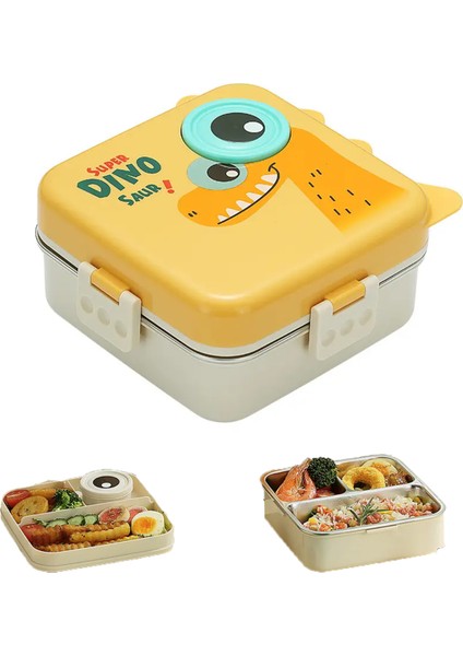 Lunch Box 1120 ml (Sızdırmaz,karışmaz Üç Bölmeli) Sos Kaseli Yeni Nesil Sefer TASI-FFLBOX10082