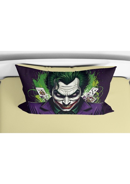 Joker 3D Dijital Baskılı Tek Kişilik Erkek Çocuk Nevresim Takımı Jokers Genç Nevresim Takımı