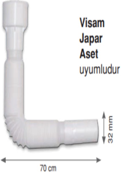 Klozet Üstü Bağlantı Parçası
